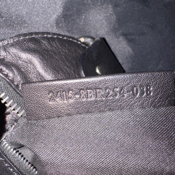 🎉 SALE FENDI Shoulder Hand Leather Bag Black 8BR254 - Picture 6 of 6